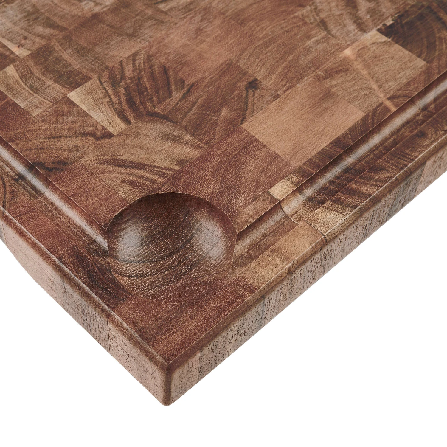 Schneidebrett Mit Saftrille Und Intarsien L 50 X B 27cm ACACIA In Braun 9 Schneidebrett Mit Saftrille Und Intarsien L 50 X B 27cm ACACIA In Braun – Bild 7