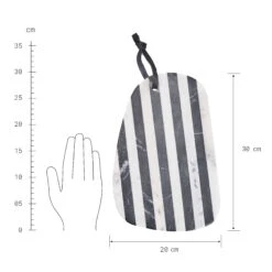 Schneidebrett Organisch Marmor L 30 X B 20cm MARBLE In Schwarz-Weiß -Butlers butlers schneidebrett organisch marmor l 30 x b 20cm marble in schwarz weiss 2