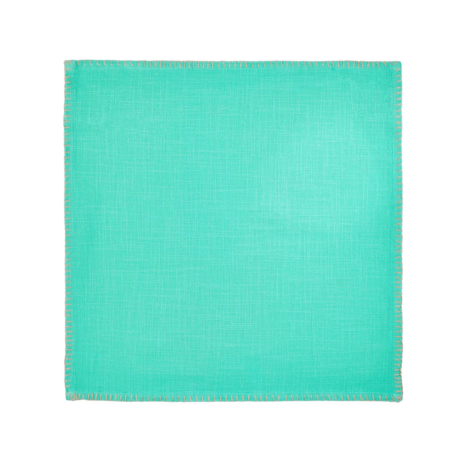 Serviette L 42 X B 42cm FINCA In Türkis 5 Serviette L 42 X B 42cm FINCA In Türkis – Bild 3