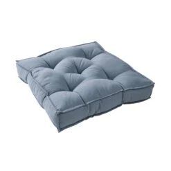 Sitzkissen L 40 X B 40cm SOLID In Blau 8 Sitzkissen L 40 X B 40cm SOLID In Blau -Butlers butlers sitzkissen l 40 x b 40cm solid in blau 2