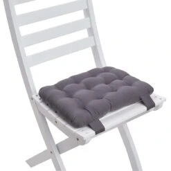 Butlers -Butlers butlers sitzkissen mit klettverschluss l 36 x b 25cm solid in anthrazit 1