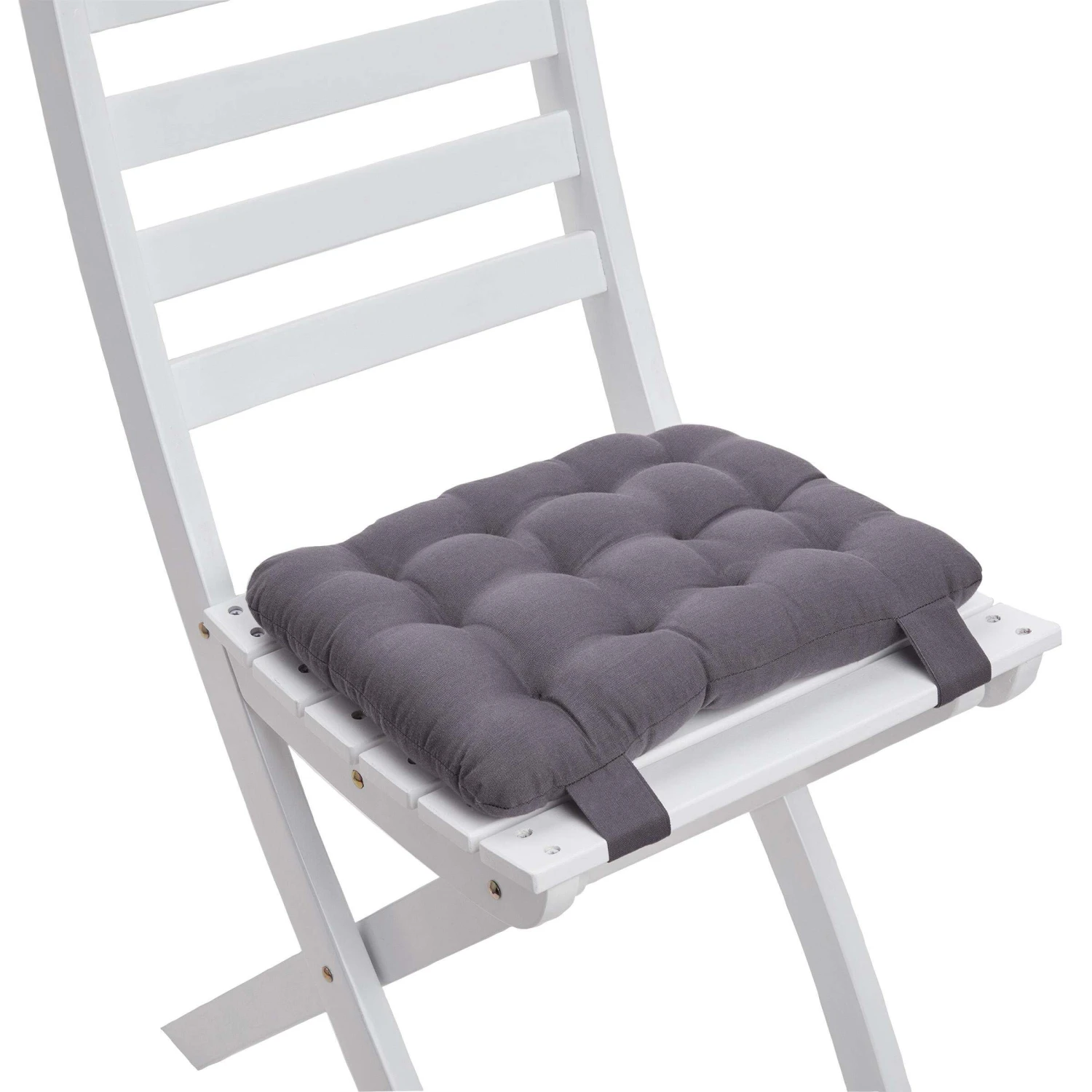 Sitzkissen Mit Klettverschluss L 36 X B 25cm SOLID In Anthrazit 4 Sitzkissen Mit Klettverschluss L 36 X B 25cm SOLID In Anthrazit – Bild 2