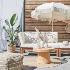 Butlers -Butlers butlers sitzpouf b 50 x h 35cm all nature in natur 1