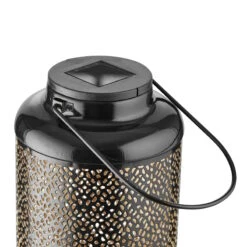 Solar-Laterne H 24cm SOLANA In Schwarz-Gold 9 Solar-Laterne H 24cm SOLANA In Schwarz-Gold -Butlers butlers solar laterne h 24cm solana in schwarz gold 3