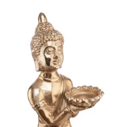 Statue Mit Kerzenteller Höhe 44cm BALI In Gold 14 Statue Mit Kerzenteller Höhe 44cm BALI In Gold -Butlers butlers statue mit kerzenteller hohe 44cm bali in gold 5