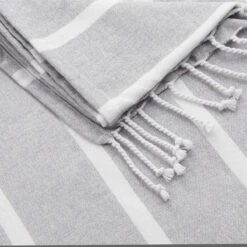 Strandtuch L 200 X B 180cm SURFSIDE In Hellgrau 12 Strandtuch L 200 X B 180cm SURFSIDE In Hellgrau -Butlers butlers strandtuch l 200 x b 180cm surfside in hellgrau 4