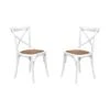 Stuhl 2er-Set Weiß CROSS COUNTRY In Weiß