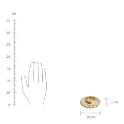 Teelichthalter Blüte Ø10cm GOLDEN NATURE In Gold 7 Teelichthalter Blüte Ø10cm GOLDEN NATURE In Gold -Butlers butlers teelichthalter blute o10cm golden nature in gold 2