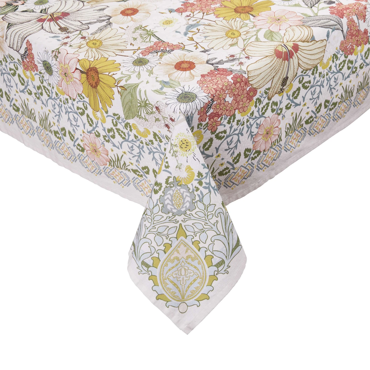 Tischdecke L 300 X B 160cm Beige HIPPIE TRAIL In Bunt 3 Tischdecke L 300 X B 160cm Beige HIPPIE TRAIL In Bunt