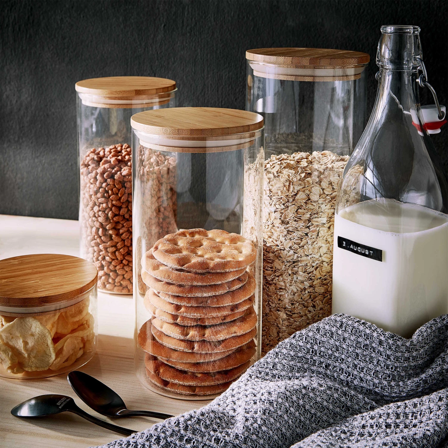 Vorratsglas 2300ml WOODLOCK In Transparent 4 Vorratsglas 2300ml WOODLOCK In Transparent – Bild 2