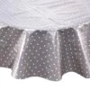Wachstischdecke Punkte Ø 140 Cm WATERPROOF In Grau 1 Wachstischdecke Punkte Ø 140 Cm WATERPROOF In Grau -Butlers butlers wachstischdecke punkte o 140 cm waterproof in grau
