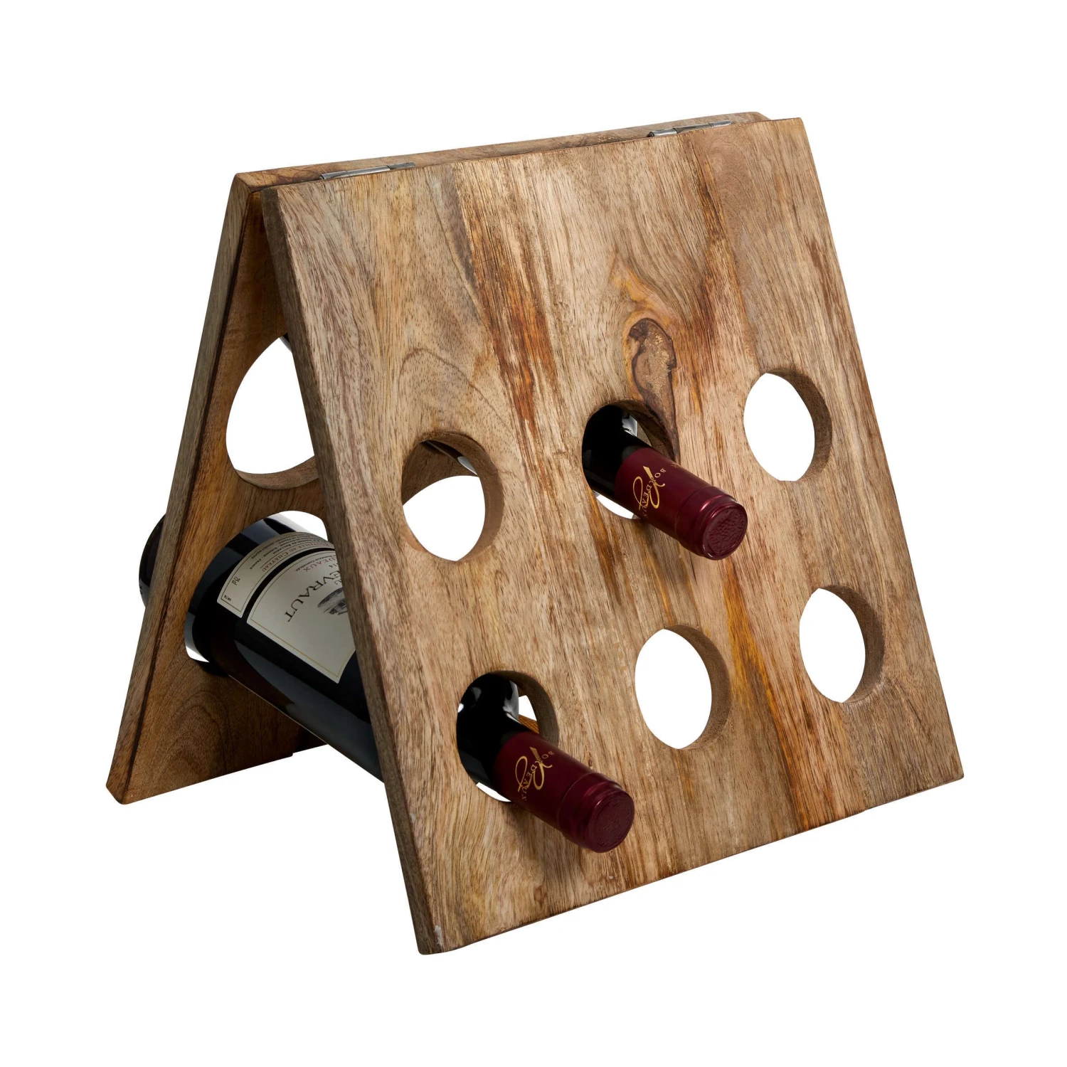 Weinregal Zum Aufstellen MANGO DAYS In Braun 3 Weinregal Zum Aufstellen MANGO DAYS In Braun